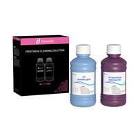 Kit Pembersih Printhead Btransfer untuk M1630 Pro Bersertifikat MSDS Ramah Lingkungan 250ml Cairan Pembersih/Perbaikan Biru Merah