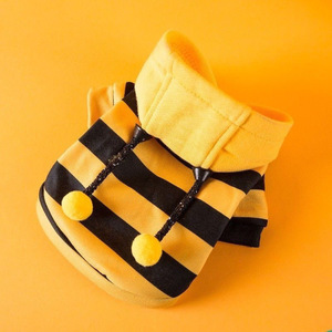 Divertido pequeño lindo Gato Azul suéter primavera otoño nueva ropa protectora para mascotas anticaída abeja <span class=keywords><strong>Beagle</strong></span> perros hechos de nailon de poliéster - Product Image 4