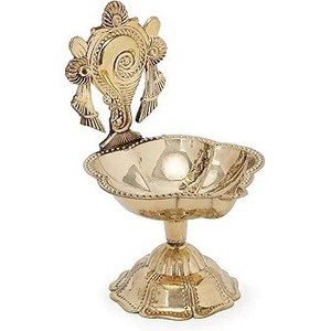 Lampe à huile en forme irrégulière, style bougeoir, pour éclairage décoratif Diwali - Product Image 2