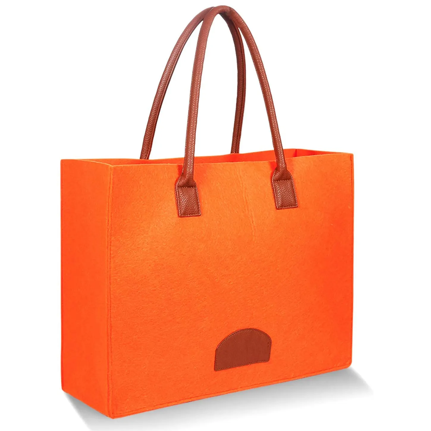 wholesale Custom Felt Bags Wool felt Tote Bags women Shopping Bag Ladies Felt Handbag