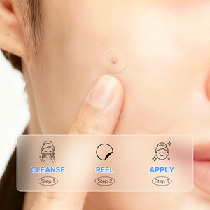 แผ่นแปะสิวไฮโดรคอลลอยด์สำหรับใบหน้าที่มีกรดซาลิไซลิกน้ำมันต้นชาดาวเรืองสติกเกอร์ติดจุดรักษาสิวที่แข็งแกร่งดูดซับสิว - Product Image 4