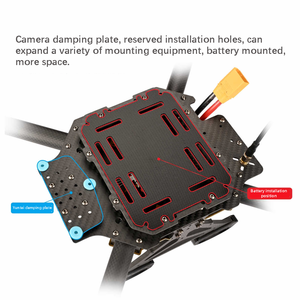 Haoye RC 14 pouces FPV Racing X48S Modèle 606mm Empattement Résistance au vent niveau 5-6 Vente directe usine Chine Charge utile 7KG 60 - Product Image 4