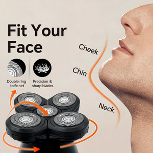 5 in 1 Bald <b>Head</b> Hair Trimmer Shaver Kit Beard <b>Razor</b> 8D Cordless Portable Electric Shaver Hair Removal Grooming Kit - Product Image 3
