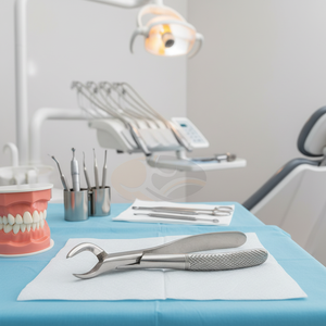 Forceps d'extraction dentaire # 17 Forceps d'extraction dentaire manuels en acier inoxydable de classe I certifiés CE, molaires inférieures, chirurgicaux MOL - Product Image 3