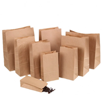 Recycelbarer Kraft papier fett dichter farbiger Brot verpackungs beutel mit Siebdruck für Lebensmittel Industrielle Verwendung Zucker mehl gelee