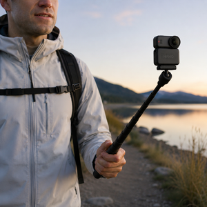 Kit de Cámara de Acción Osmo Nano de 128 GB para Casco de Motocicleta, Grabación de Escenas de Viaje y Configuración de Video al Aire Libre - Product Image 1