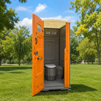 Toilettes portables avec miroir, cabine de toilettes portable avec lavabo et miroir pour événements et mariages