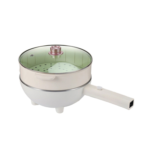 مقلاة كهربائية احترافية ووعاء طهي متعدد الوظائف بغطاء زجاجي سعة 5 لتر للاستخدام المنزلي والفندقي والمركبات الترفيهية - Product Image 3