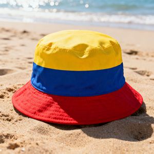 Gorra de Pescador Personalizada del Club de Fútbol Nacional de Estados Unidos, Gorra Deportiva con Bandera de Colombia para Fanáticos del <span class=keywords><strong>Rugby</strong></span> Mundial, Gorra de la Copa de Fútbol - Product Image 1