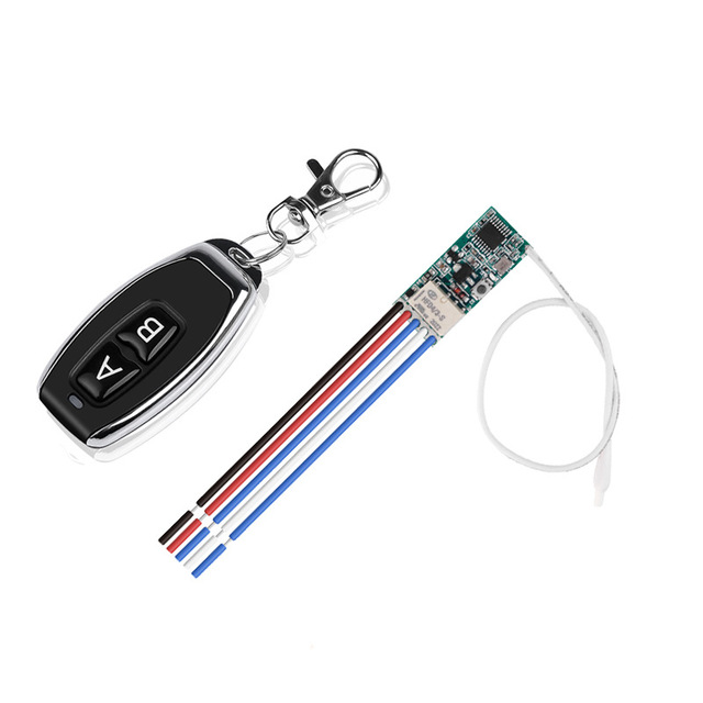 DC 3V Micro Remote Control Switch 12V 24V Mini Receiver LED Access Control Single Channel Wireless Remote Control Switch