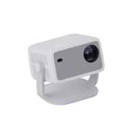 Mini projecteur vidéo intelligent 1080P WiFi 6 numérique portable Android 14 avec autofocus, courte focale, pour montage au plafond ou sur pied