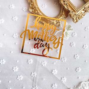 Decoración <span class=keywords><strong>de</strong></span> Pastel <span class=keywords><strong>de</strong></span> Dí<span class=keywords><strong>a</strong></span> <span class=keywords><strong>de</strong></span> la madre, decoración <span class=keywords><strong>de</strong></span> fiesta <span class=keywords><strong>de</strong></span> <span class=keywords><strong>cumpleaños</strong></span> <span class=keywords><strong>de</strong></span> oro <span class=keywords><strong>de</strong></span> varios estilos, Feliz Dí<span class=keywords><strong>a</strong></span> <span class=keywords><strong>de</strong></span> la madre - Product Image 5