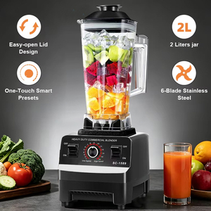 Mixeur Commercial Robuste 2L pour Glace Pilée et Smoothies avec Petit Bol Broyeur – Marque Privée - Product Image 6