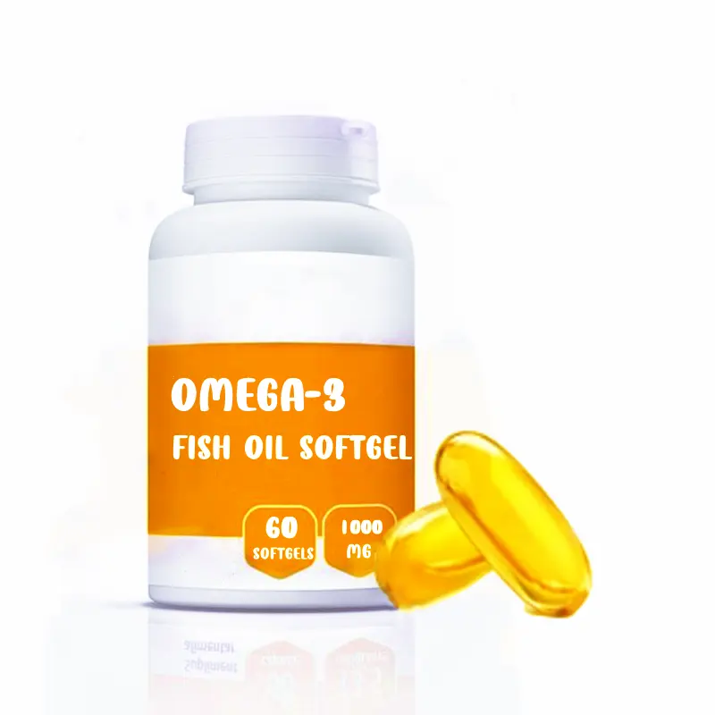 Thực Phẩm Chăm Sóc Sức Khỏe Chất Lượng Cao Dầu Cá Omega 3 Bổ Sung Chế Độ Ăn Uống Dầu Cá Viên Nang Mềm