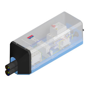 Boîtier <span class=keywords><strong>de</strong></span> <span class=keywords><strong>poteau</strong></span> d'éclairage public avec protection contre les surtensions 10 kV et <span class=keywords><strong>disjoncteur</strong></span> différentiel RCBO, boîte <span class=keywords><strong>de</strong></span> jonction étanche IP54 - Product Image 3