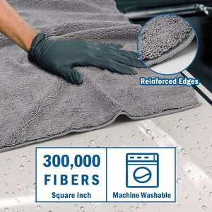 HOMEXCEL professionale di grandi dimensioni in microfibra per auto asciugatura asciugamani 2 Pack 31 \ "X 24 \" senza lanugine altamente assorbenti per auto