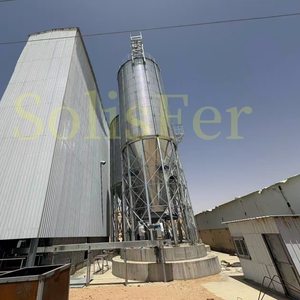TCZK 50-1000T Galvanized Steel Hopper Bottom Corn Silo for Pig Farm New Brewery Equipment - Product Image 6