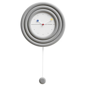 Wozoom House Trendy Wall <b>Clock</b> Round <b>Battery</b> Powered Modern Minimalist Artistic Decor For Home Use - Product Image 5