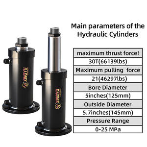 Cilindro Hidráulico Universal de 20 Toneladas con Brida Inferior de Rango Completo para Excavadoras, Camiones Mineros y Proyectos de Ingeniería - Venta Inmediata Transfronteriza - Product Image 3