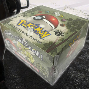 Cartes Pokemonedd Cartes Pokemoned à collectionner en édition limitée 1ère édition Boîte de booster Cartes vintage dorées à collectionner - Product Image 2