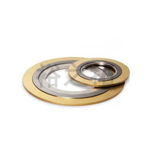 Spiral Wound Gasket 304 Stainless Steel Graphite Inner Outer Ring <b>PTFE</b> Reinforced Type D Flexible Type A C Piping System Sealing - Product Image 4