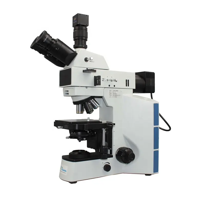 BOSHIDA 50X-1000X BD-40 야금 현미경 투과 및 반사 조명으로 밝은 필드 편광