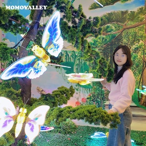 Venta de mariposas <span class=keywords><strong>LED</strong></span> de alta calidad, luz con motivo de decoración en movimiento <span class=keywords><strong>LED</strong></span>, fábrica de <span class=keywords><strong>China</strong></span> incluso para, comercio al por mayor - Product Image 5
