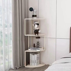 Estantería <span class=keywords><strong>de</strong></span> Esquina Triangular <span class=keywords><strong>de</strong></span> Hierro para Libros, Mueble <span class=keywords><strong>de</strong></span> Almacenamiento para Sala <span class=keywords><strong>de</strong></span> Estar y Dormitorio, Estante <span class=keywords><strong>de</strong></span> Exhibición para el Hogar - Product Image 3