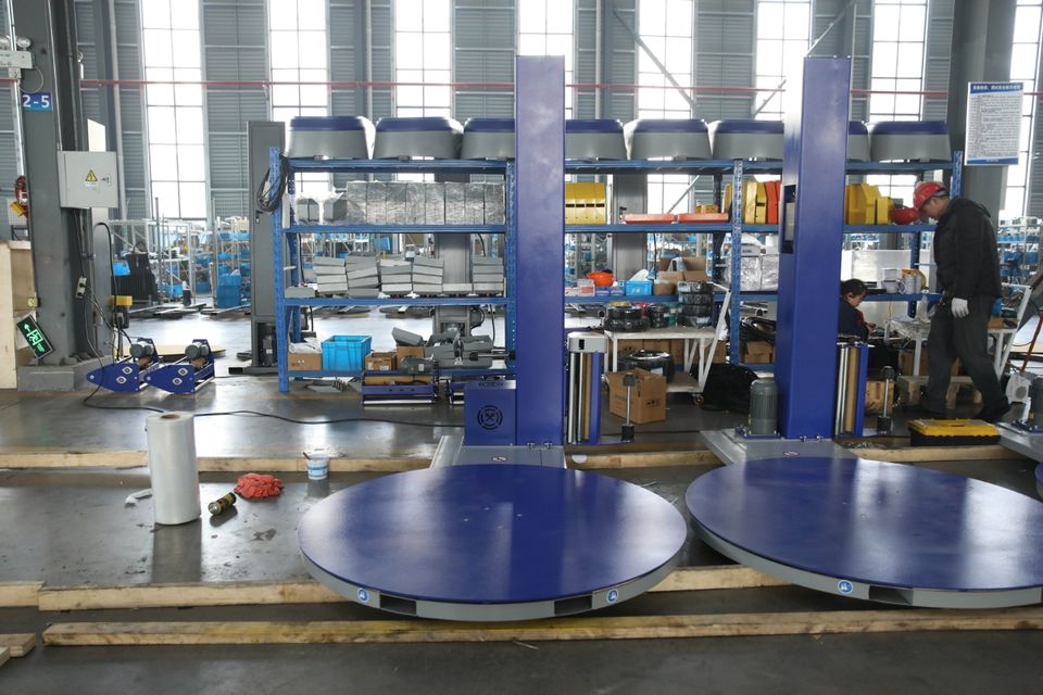 Stretch Film Pallet Wrapping Machine for Cargo Securing| Alibaba.com