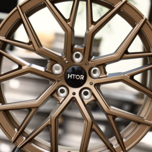Jantes forgées HTOR 5x120 Bronze satiné 20 21 22 pouces Jantes en magnésium Jantes de supercar Adaptées à Xiaomi SU7 Ultra <span class=keywords><strong>Huracan</strong></span> C8 - Product Image 4
