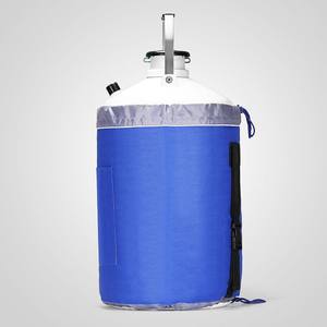 YDS 2 litros Vertical aleación de aluminio Cryo tanque 50mm nitrógeno líquido helado bote hogar/uso comercial recipiente presurizado - Product Image 5