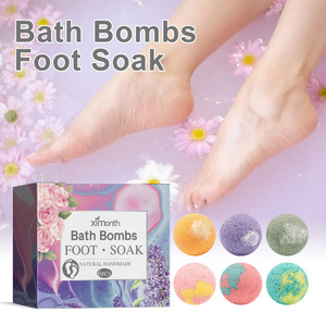Private Label Ximonth 6pcs Bain de pieds bio Hydratant Bombes de bain faites à la main Trempage des pieds - Product Image 2