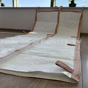 Sac de chute de déchets tissé par pp pour l'élimination des déchets de démolition de bâtiment de construction sacs légers doux de FIBC de baisse de débris - Product Image 4