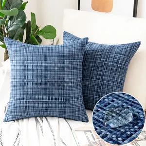 Factory Direct Wholesale Waterproof Cushion Cover 18*18'' Hot Selling Square Pillow Case Waterproof Pillow Covers