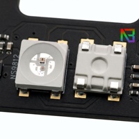 Perles LED rouges intégrées IC 3535 en gros, 5 V 12 mA, WS2812B/SK6812, contrôle individuel par point, prend en charge la reprise après coupure