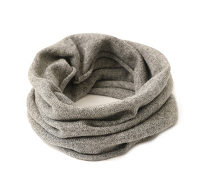 Cache-cou en cachemire de chèvre 100% tricoté, cagoule unie unisexe, snood d'hiver - Product Image 4