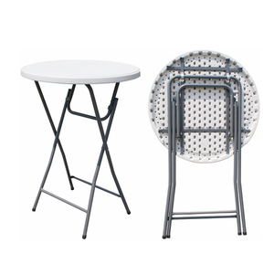 Wholesale Price High Top Plastic Bistro Round Cocktail Folding High Bar <strong>Table</strong> <strong>Supplier</strong> - Product Image 4