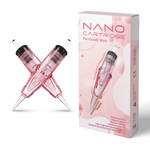 Tolva aerodinámica <span class=keywords><strong>de</strong></span> tamaño Nano desechable 1RL para <span class=keywords><strong>agujas</strong></span> <span class=keywords><strong>de</strong></span> cartucho universales <span class=keywords><strong>de</strong></span> cejas para cartuchos <span class=keywords><strong>de</strong></span> maquillaje permanente <span class=keywords><strong>de</strong></span> tatuaje PMU - Product Image 1