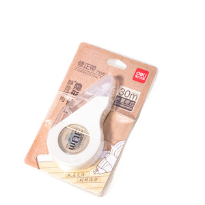 Ruban correcteur Deli 5 mm x 30 m, noyau beige, boîtier blanc, pour étudiants - Product Image 5