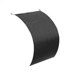 Panel surya fleksibel teknologi baru strip Surya semi fleksibel fotovoltaik monokristalin hitam semua panel surya travel Wisata kapal pesiar atap