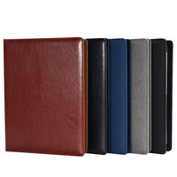 Porte-documents A4 en cuir PU, bloc-notes, presse-papiers multifonctionnel, carnet de notes professionnel avec calculatrice, vente chaude