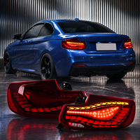 Feux arrière transparents YU GUANG pour BMW F22 2014-2020 F23 F87, feux arrière OLED améliorés, feux arrière LED à effet écailles de dragon, feux arrière F22 M240i
