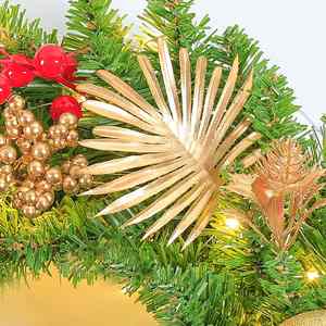 Fabricant vend des couronnes de Noël décoratives, des couronnes de fleurs décoratives de Noël, des décorations de porte. - Product Image 4