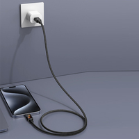 Mecha Marquee kabel Data pengisian daya Super cepat, kabel USB Tipe C PD untuk iPhone iPad Notebook Macbook 100W