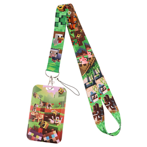 Personnalisable mignon dessin animé icônes Nylon lanières clé ID carte sangle classique <span class=keywords><strong>jeux</strong></span> <span class=keywords><strong>Gym</strong></span> téléphone portable sangle USB porte-Badge - Product Image 1