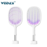 Tueur de nuisibles électrique rechargeable, tapette à mouches, anti-moustiques et raquette électrique avec USB