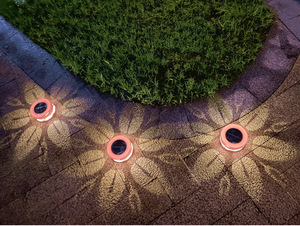 Nouveau produit : Lampe solaire extérieure à motifs, éclairage mural, décoration de jardin, éclairage de pelouse nocturne - Product Image 3