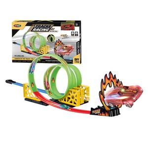 Ensemble de voitures de course lumineuses à traction rapide avec lumière - Product Image 4