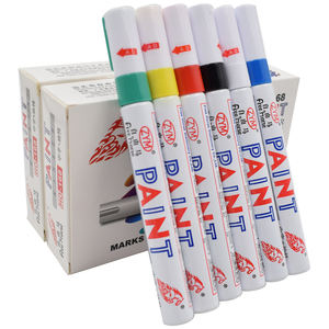 Marqueur de peinture permanent à séchage rapide pour <span class=keywords><strong>album</strong></span> DIY, graffiti, pneus de voiture, métal, plastique, roche, verre - Product Image 2