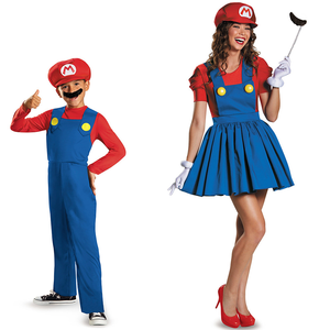 Costume de déguisement de carnaval pour adultes et enfants, costume de garçon, costume d'Halloween pour enfants, plombier vert pour hommes - Product Image 3